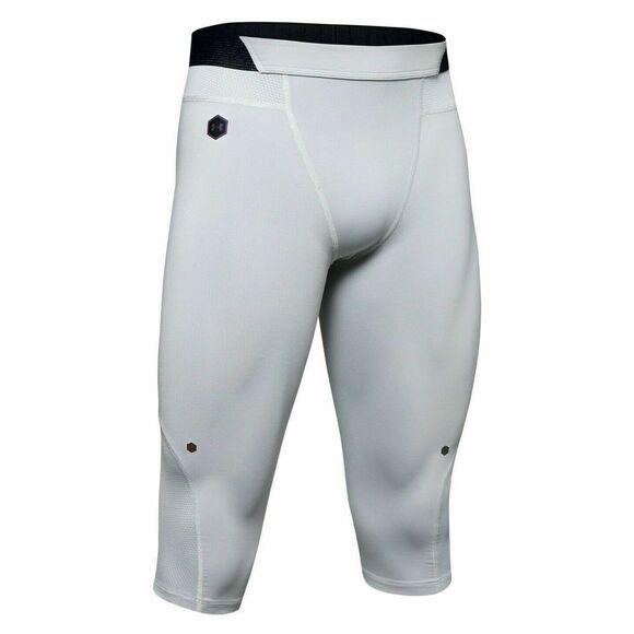 Under Armour 134996 011 Men's Sz 2XLT - Tall Gray Rush Select Knee Tights - Picture 3 of 4